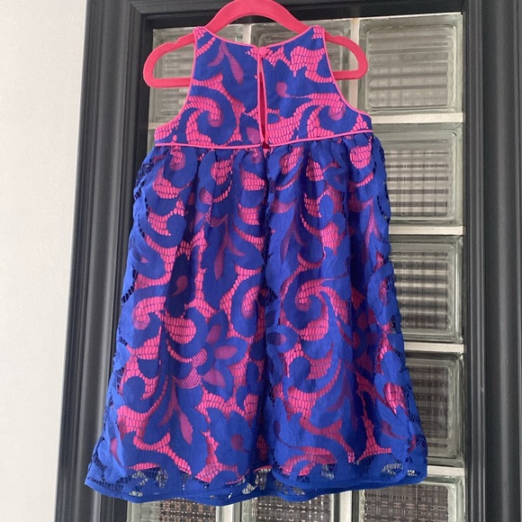 MILLY MINIS - Girls Lace Overlay Formal Dress - size 5 - Picture 2 of 6